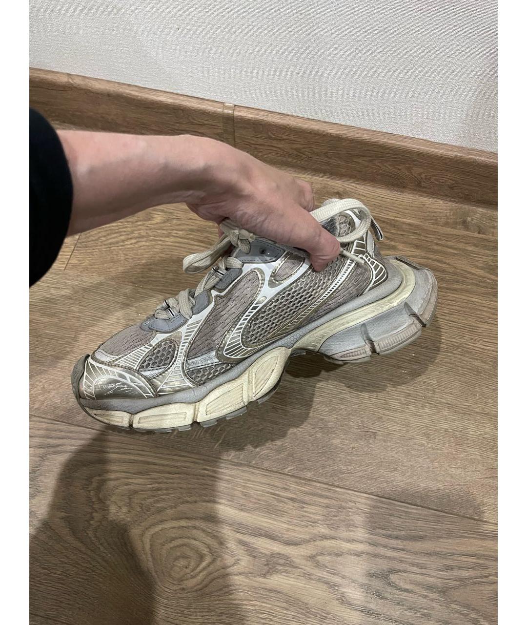 BALENCIAGA Серые кроссовки, фото 3