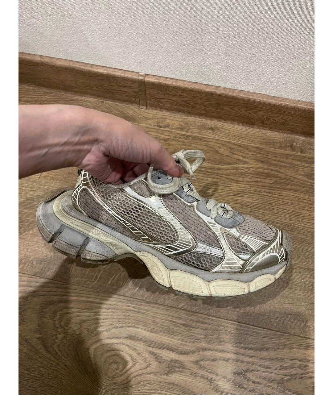 BALENCIAGA Серые кроссовки, фото 5