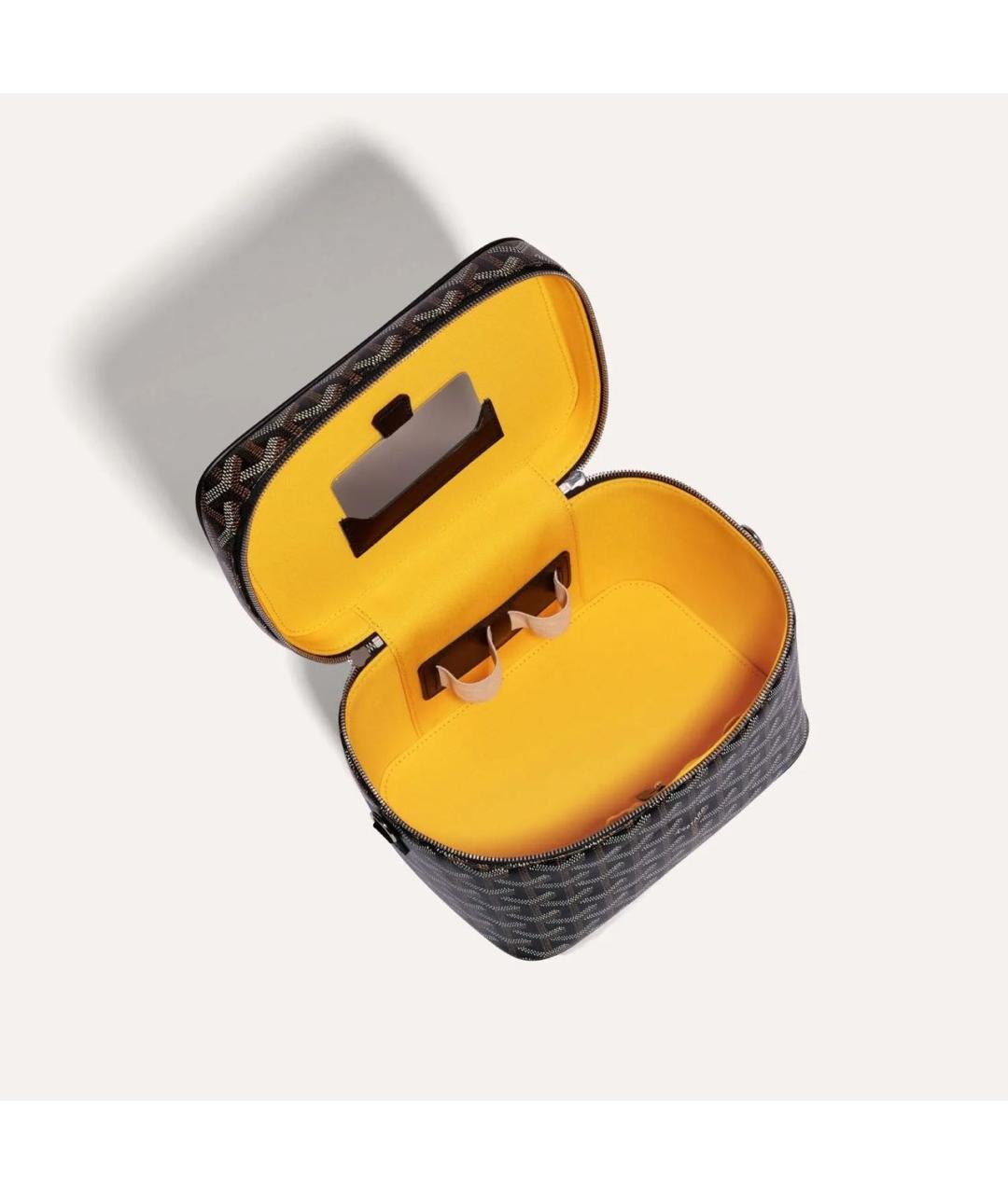 GOYARD Черная косметичка, фото 4