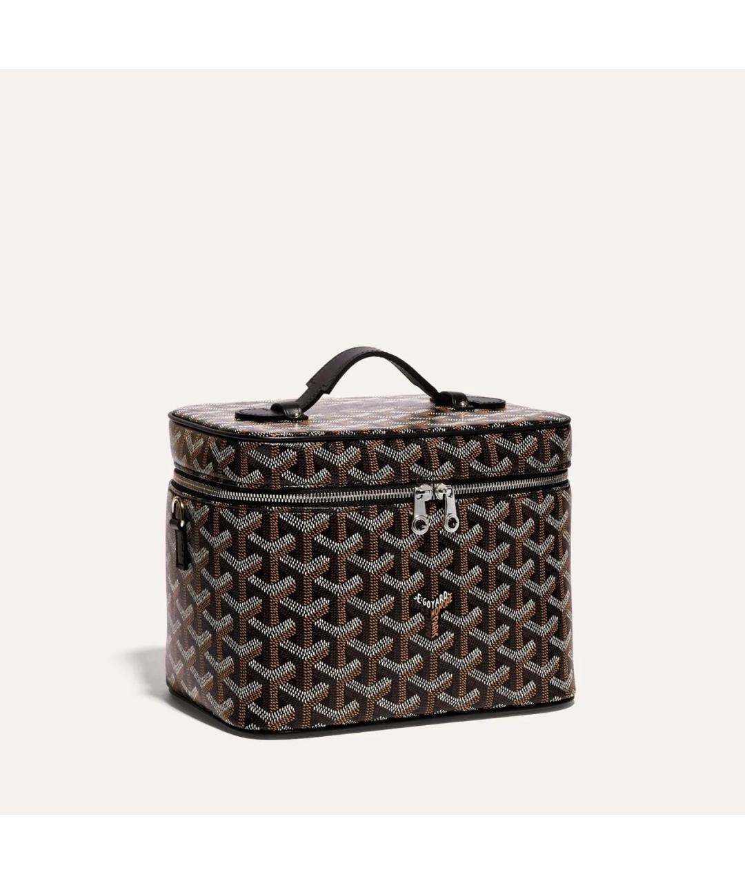 GOYARD Черная косметичка, фото 5