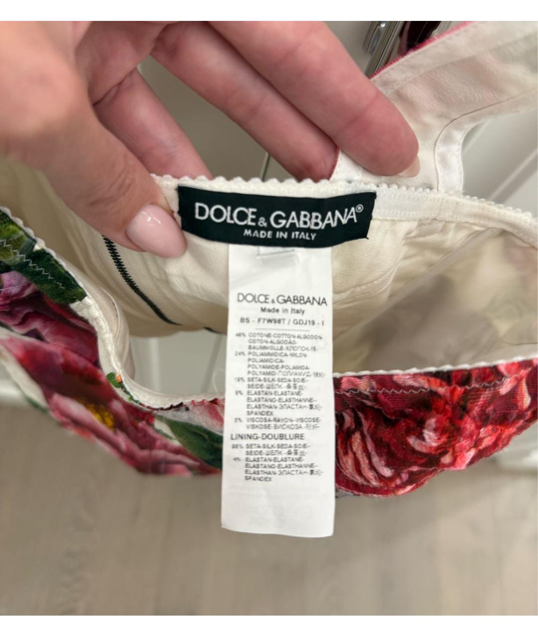 DOLCE&GABBANA Мульти корсет, фото 3