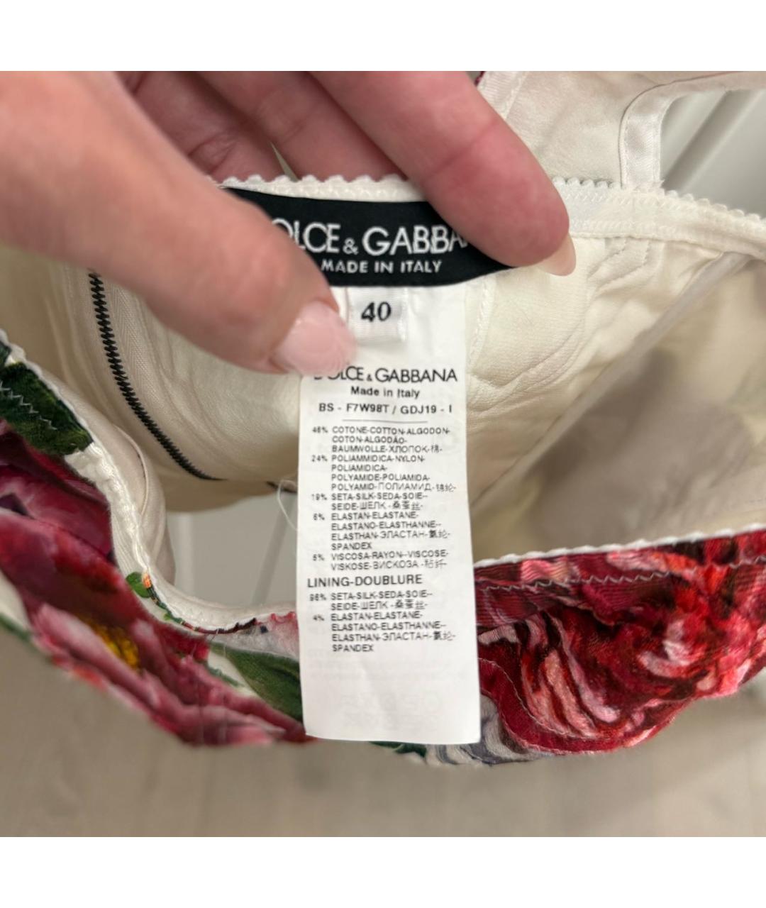 DOLCE&GABBANA Мульти корсет, фото 4