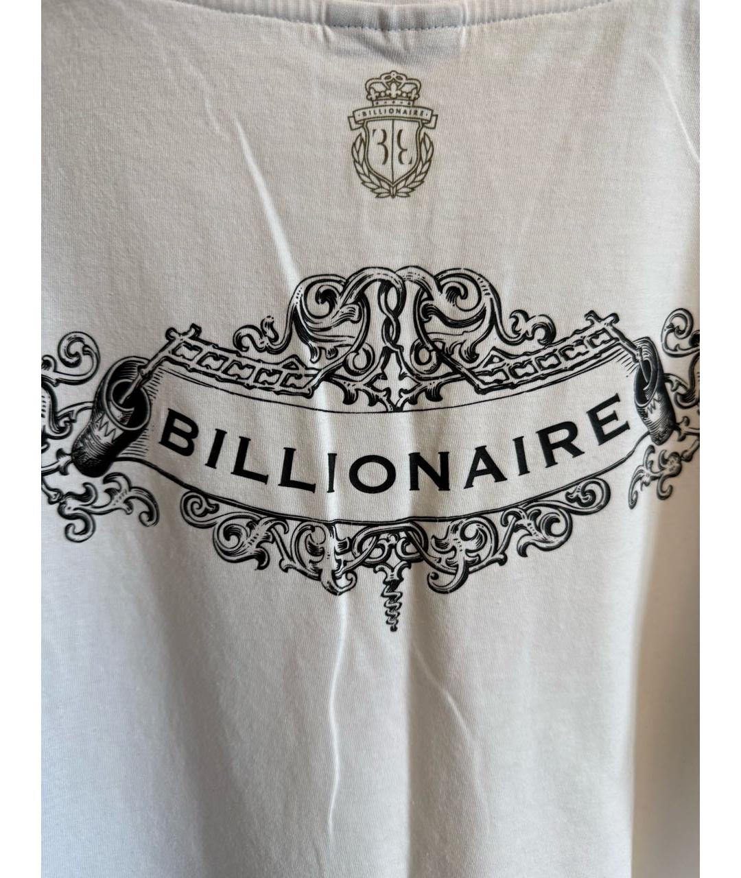 BILLIONAIRE Белая хлопковая футболка, фото 3