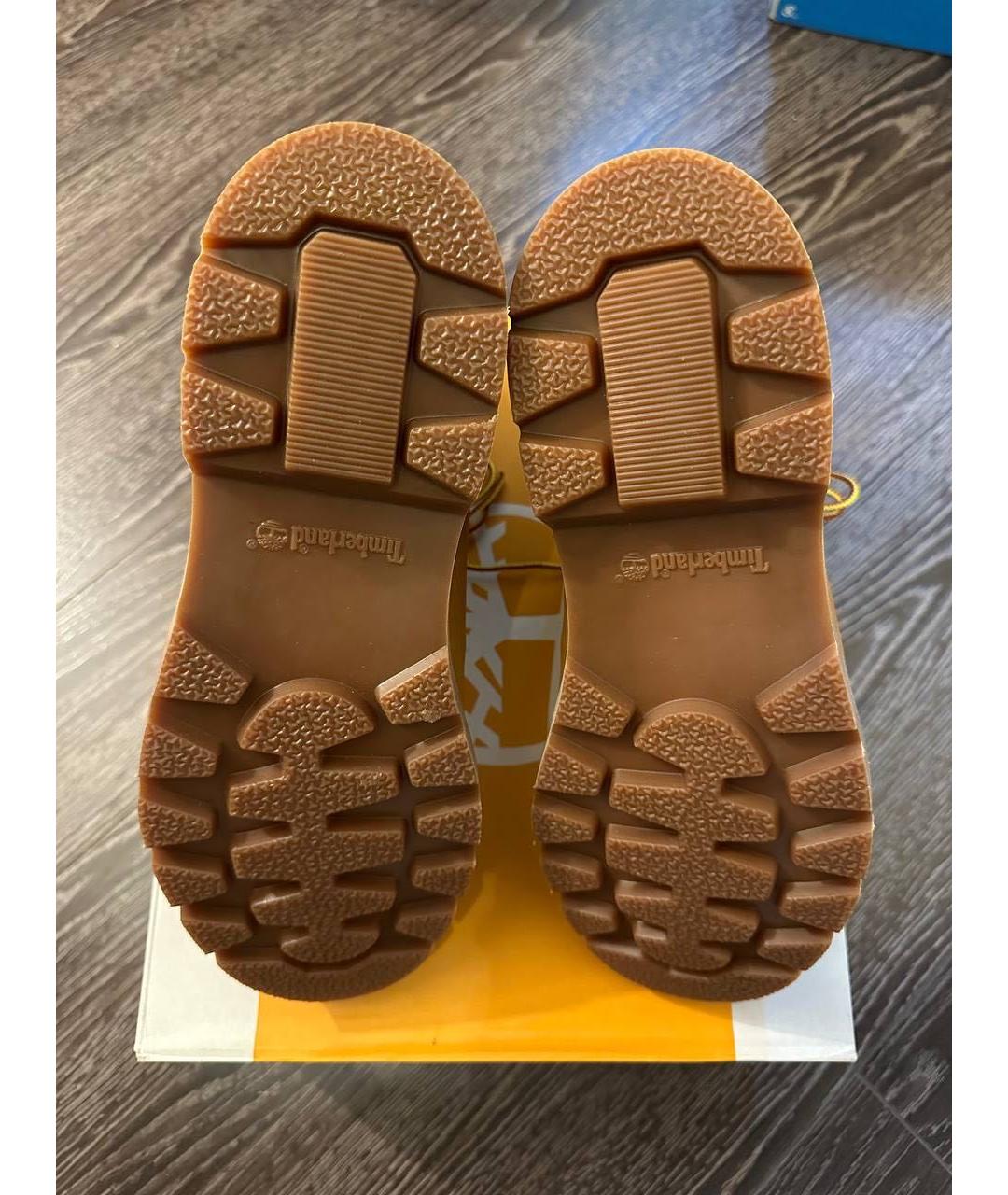 TIMBERLAND Коричневые нубуковые высокие ботинки, фото 8