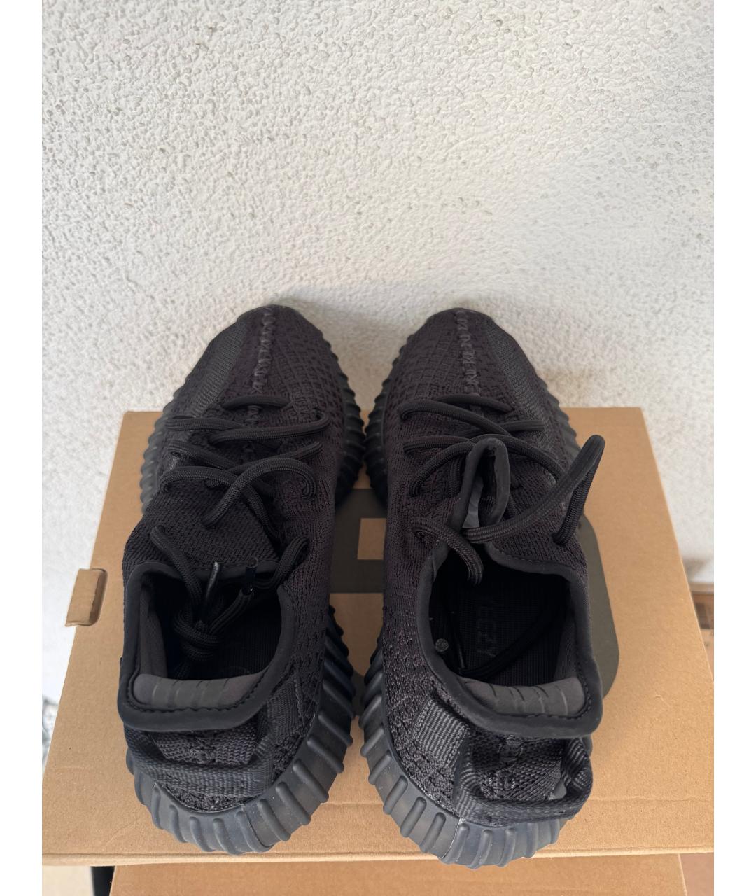 ADIDAS YEEZY Черные текстильные кроссовки, фото 3