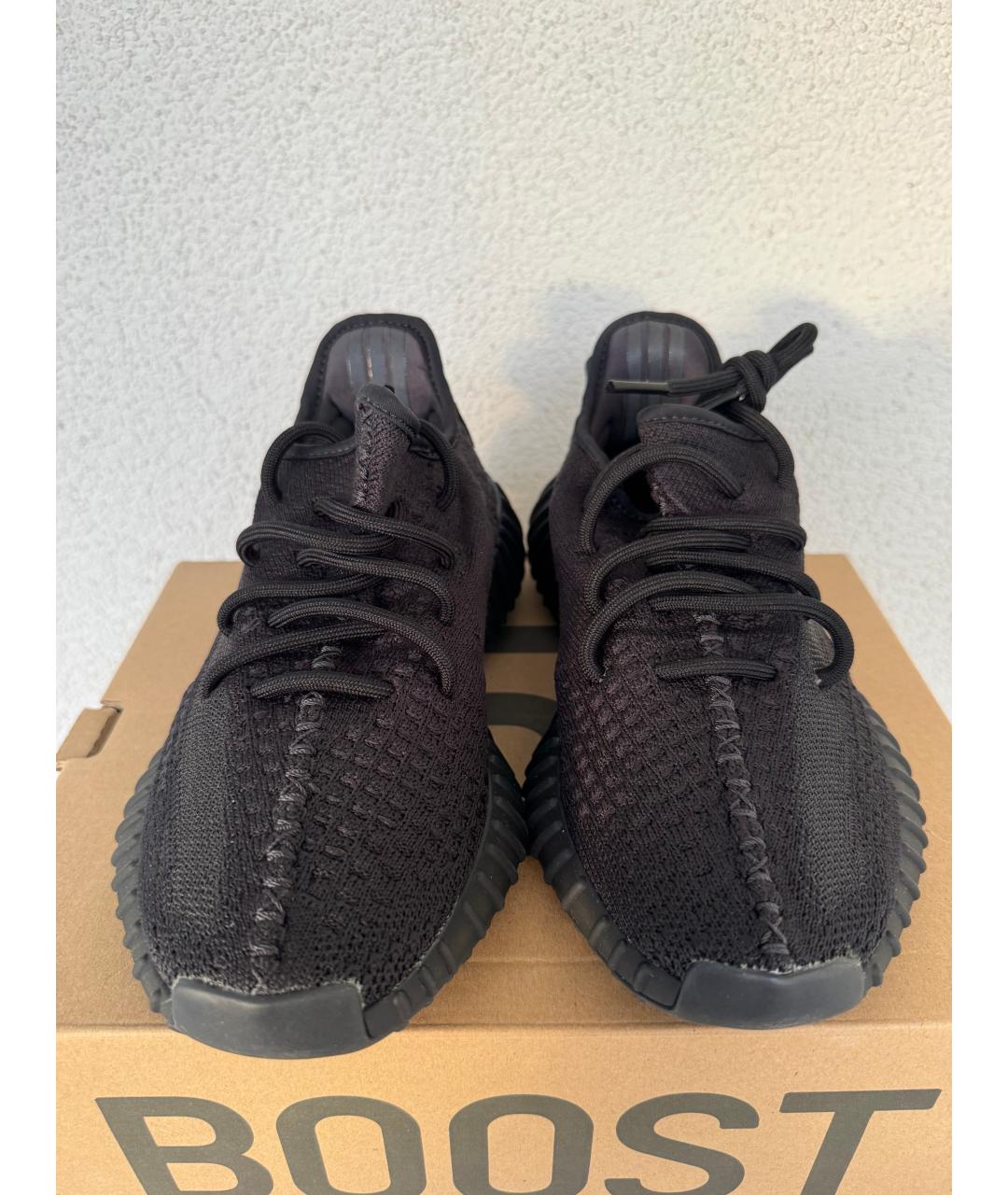 ADIDAS YEEZY Черные текстильные кроссовки, фото 2