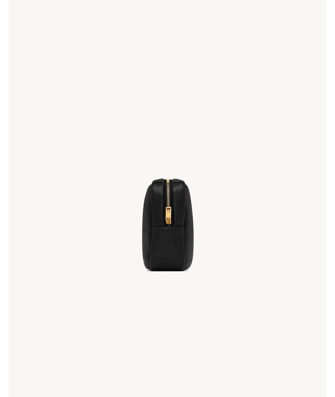 SAINT LAURENT Черная косметичка, фото 3