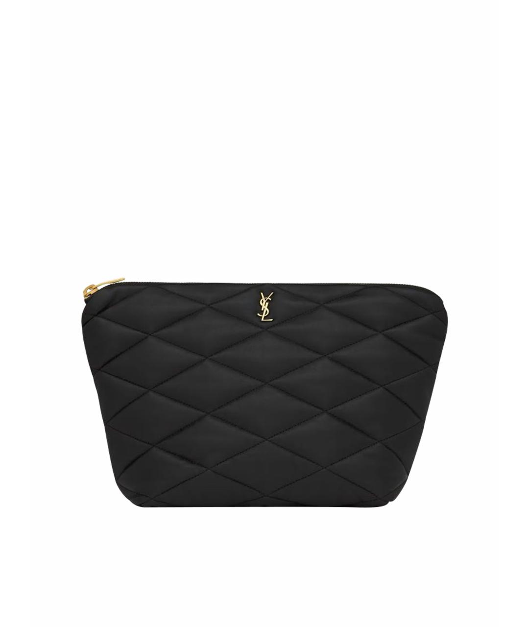 SAINT LAURENT Черная косметичка, фото 1