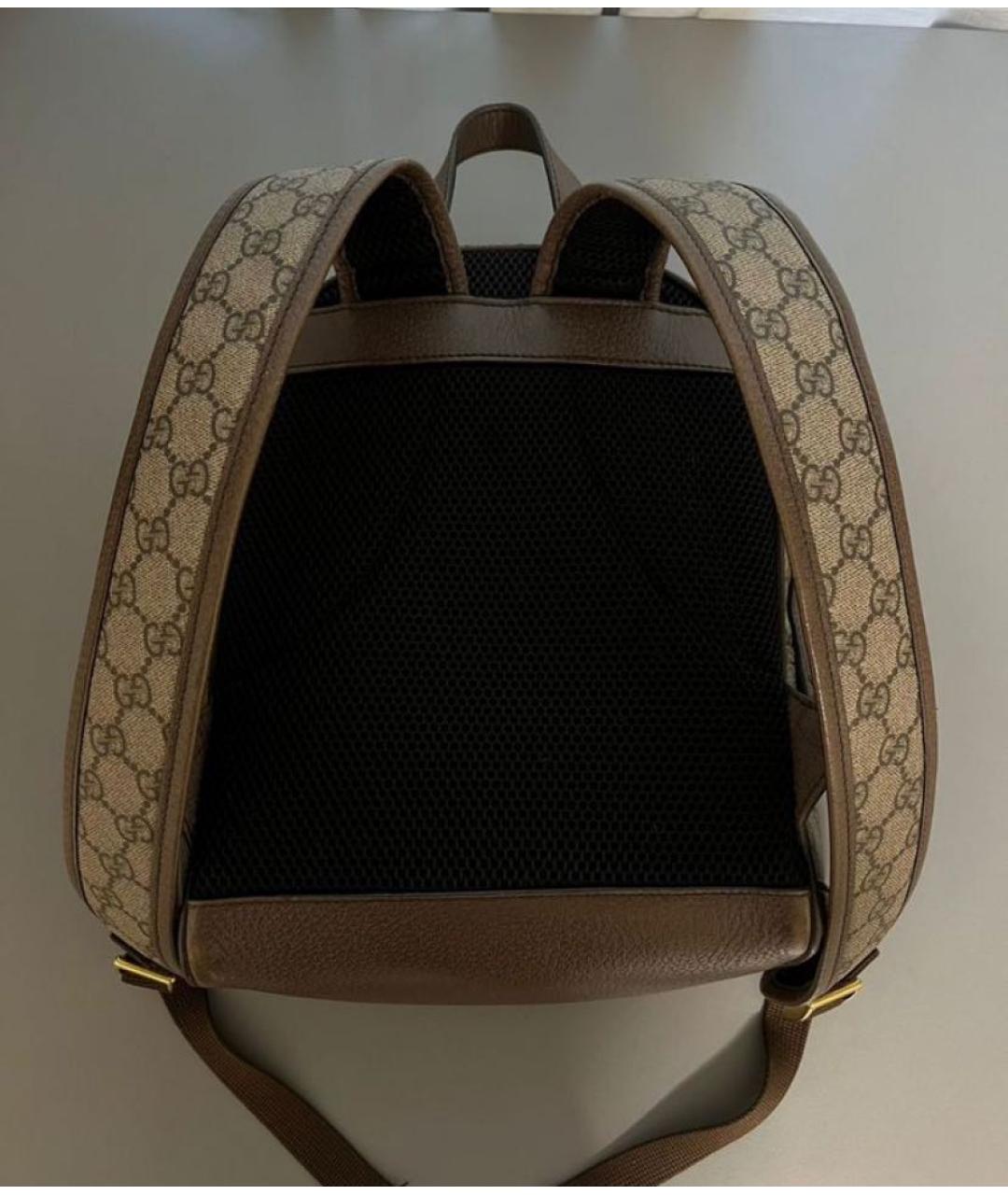 GUCCI Бежевый рюкзак, фото 3