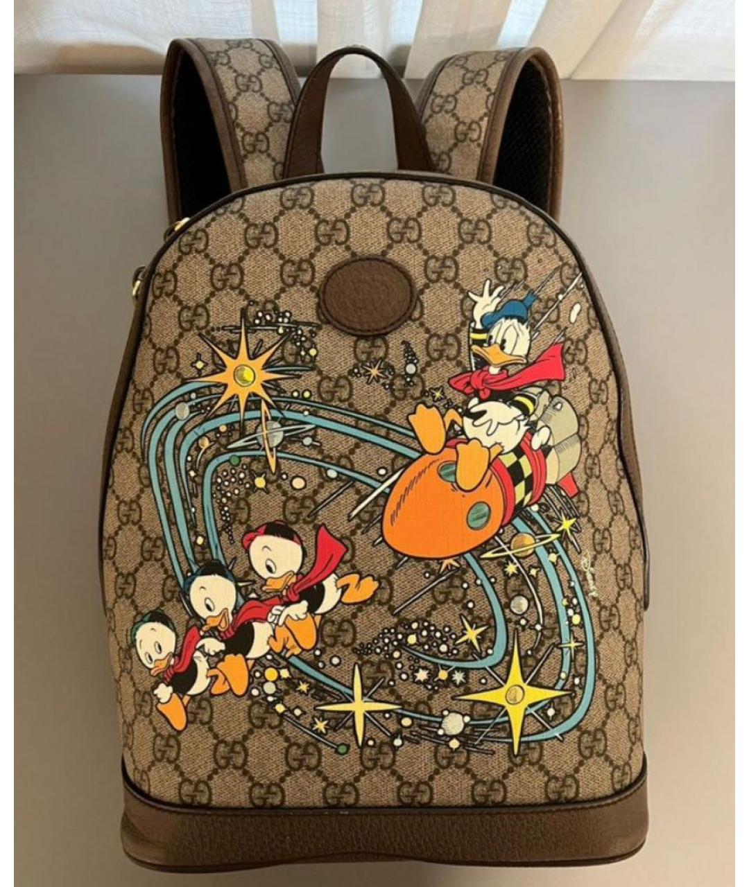 GUCCI Бежевый рюкзак, фото 2