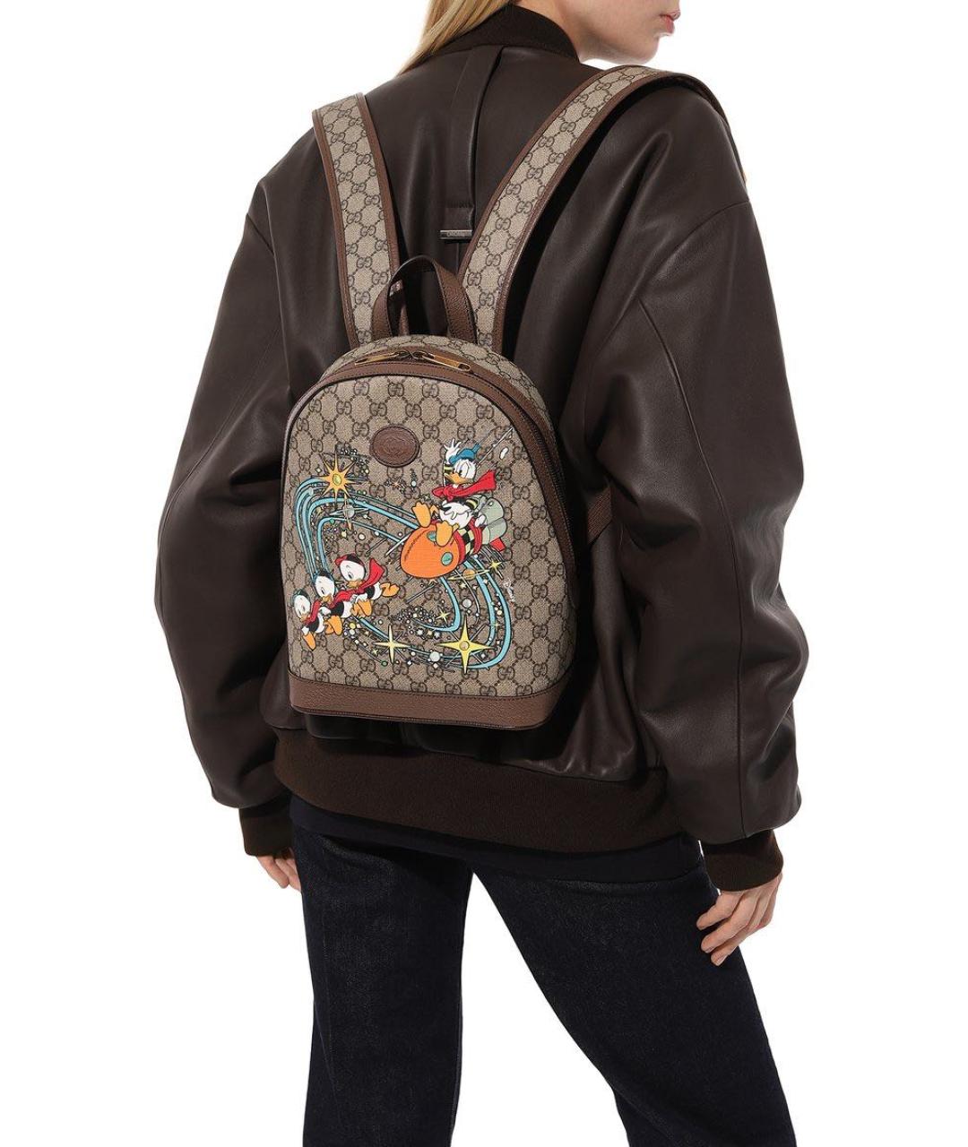 GUCCI Бежевый рюкзак, фото 8