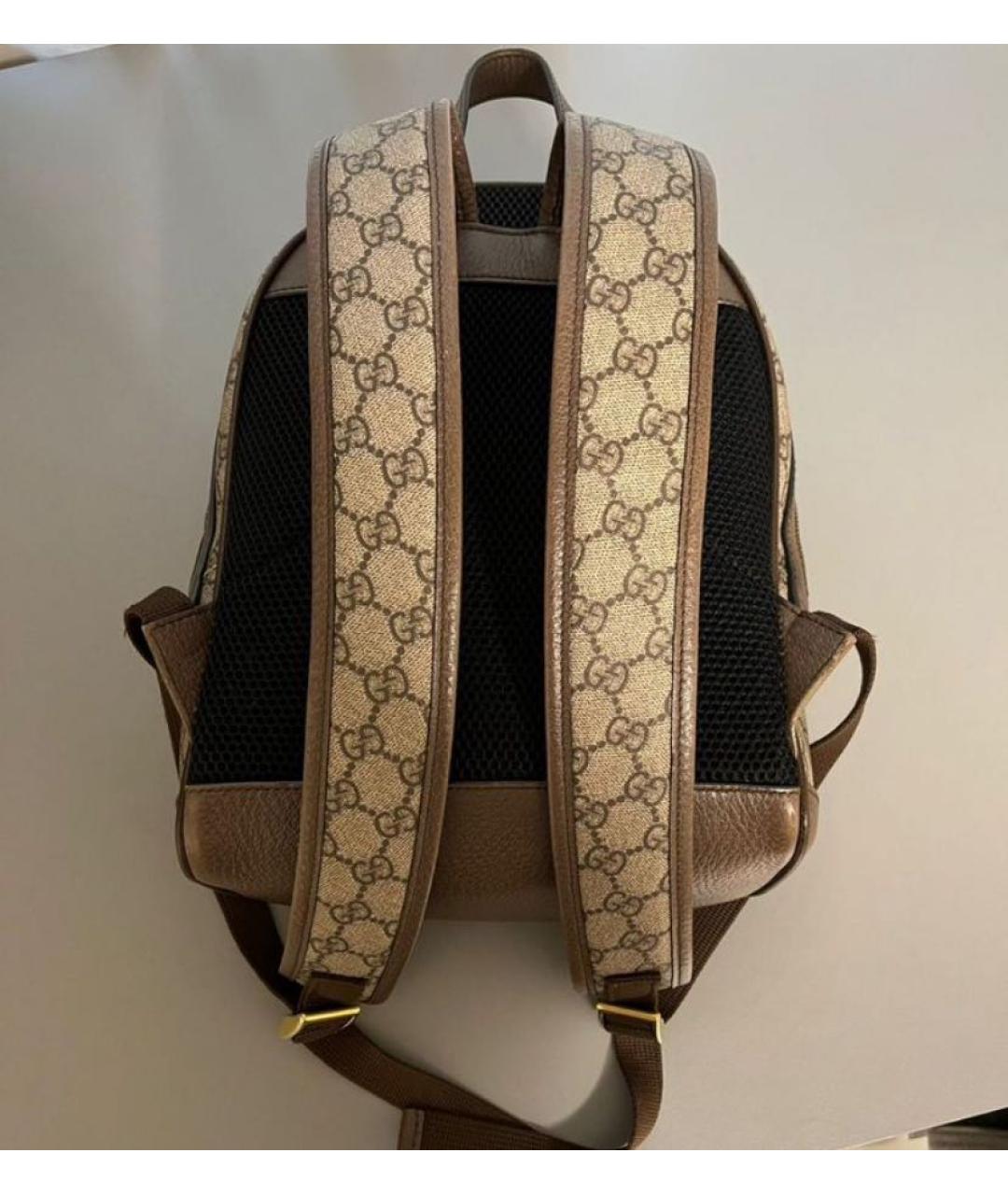 GUCCI Бежевый рюкзак, фото 5