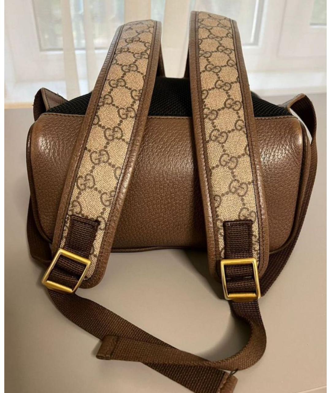GUCCI Бежевый рюкзак, фото 4