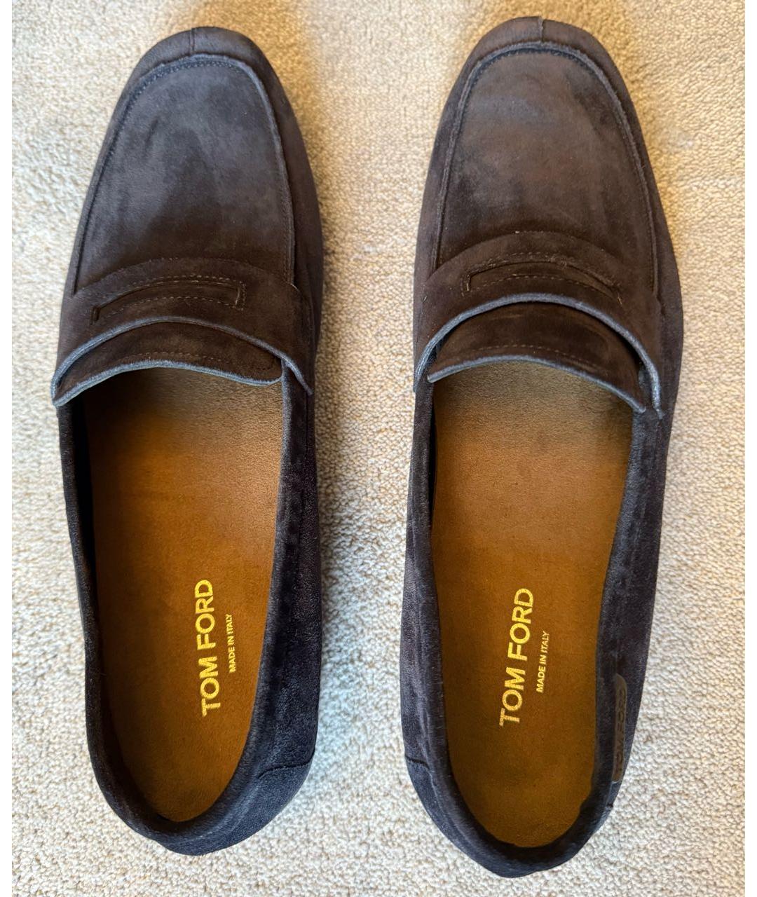 TOM FORD Черные замшевые туфли, фото 3