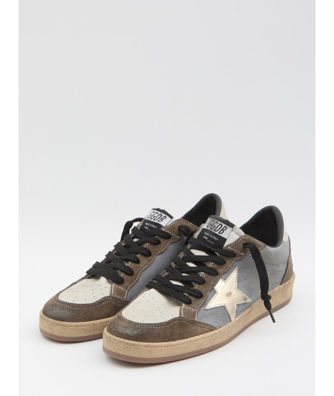 GOLDEN GOOSE DELUXE BRAND Мульти кожаные низкие кроссовки / кеды, фото 2