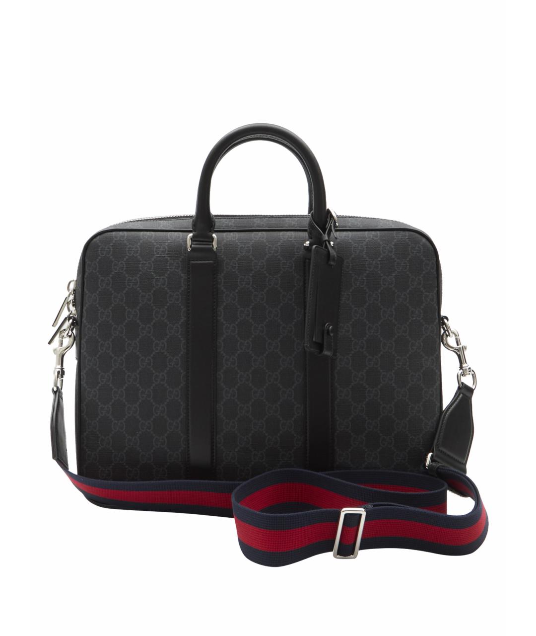 GUCCI Черный портфель, фото 1