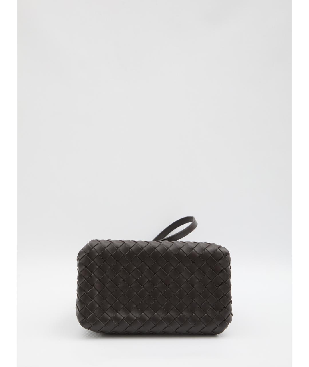 BOTTEGA VENETA Коричневая кожаная сумка тоут, фото 3