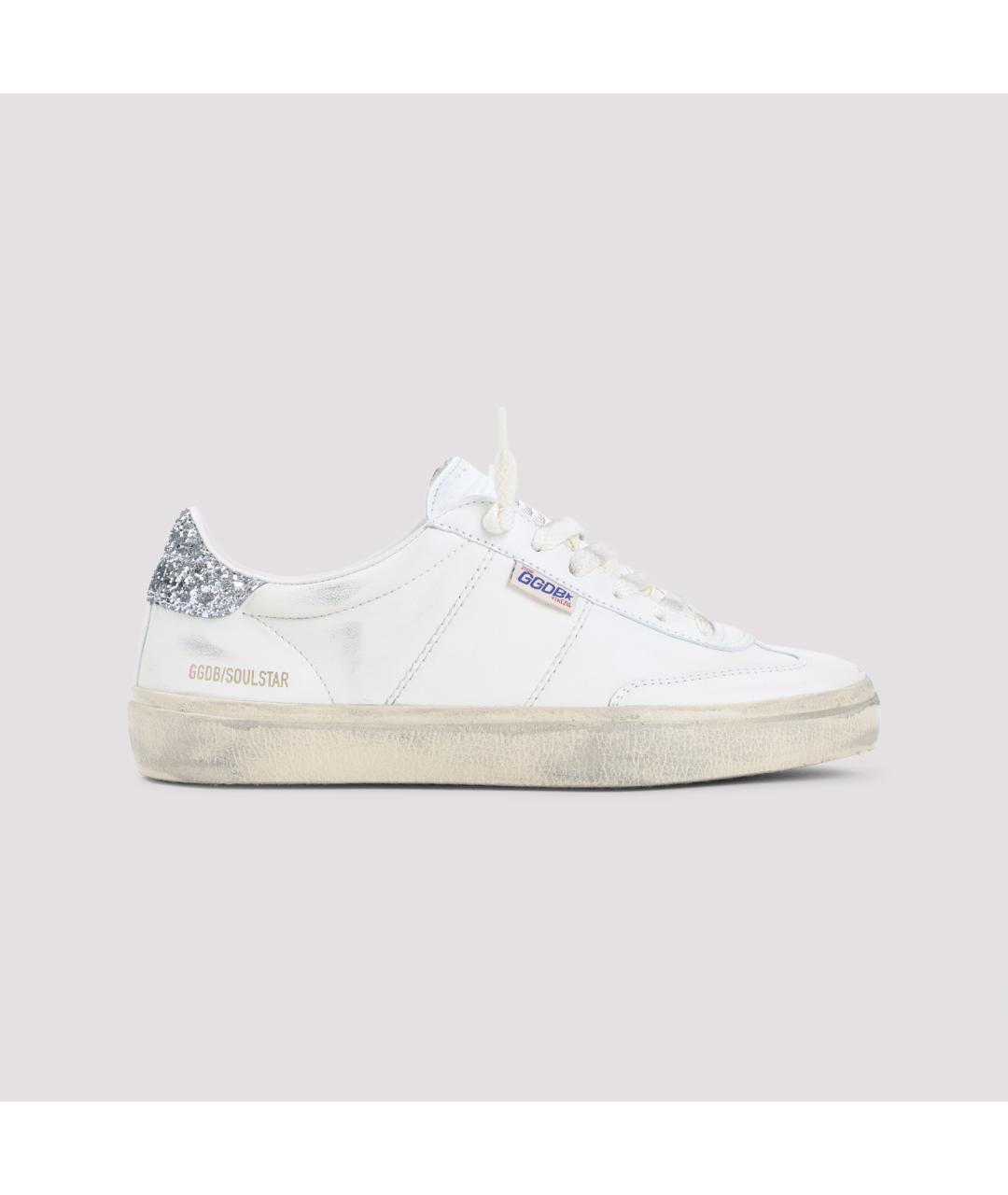 GOLDEN GOOSE DELUXE BRAND Белые кожаные кеды, фото 2