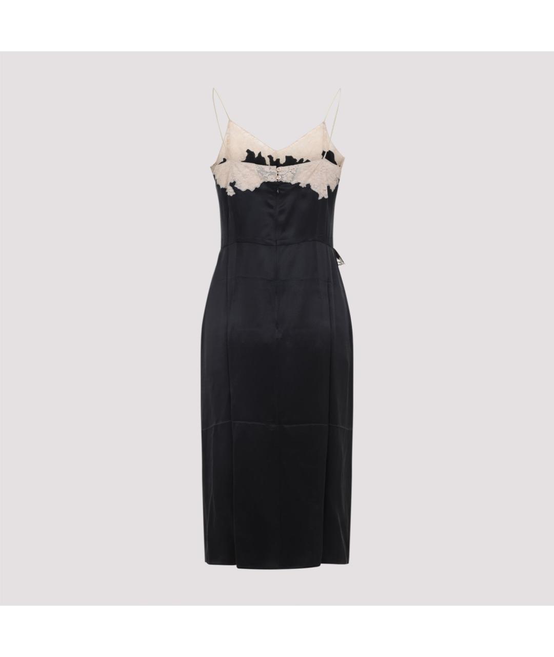 PRADA Черное шелковое платье, фото 4