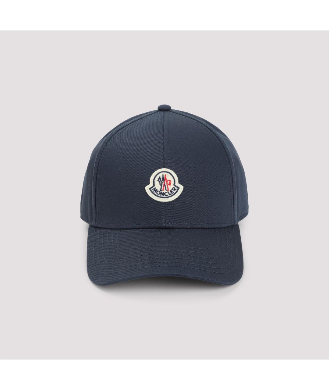 MONCLER Синяя хлопковая кепка/бейсболка, фото 3