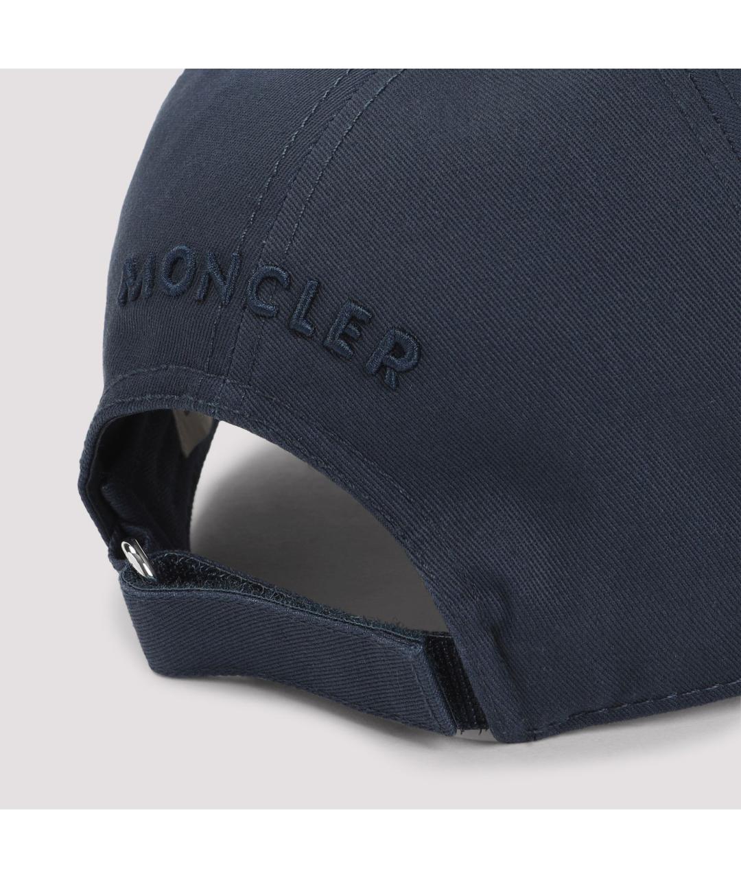 MONCLER Синяя хлопковая кепка/бейсболка, фото 5