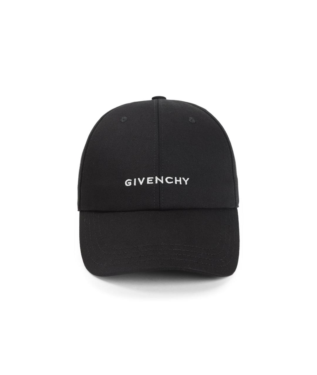 GIVENCHY Черная хлопковая кепка, фото 1