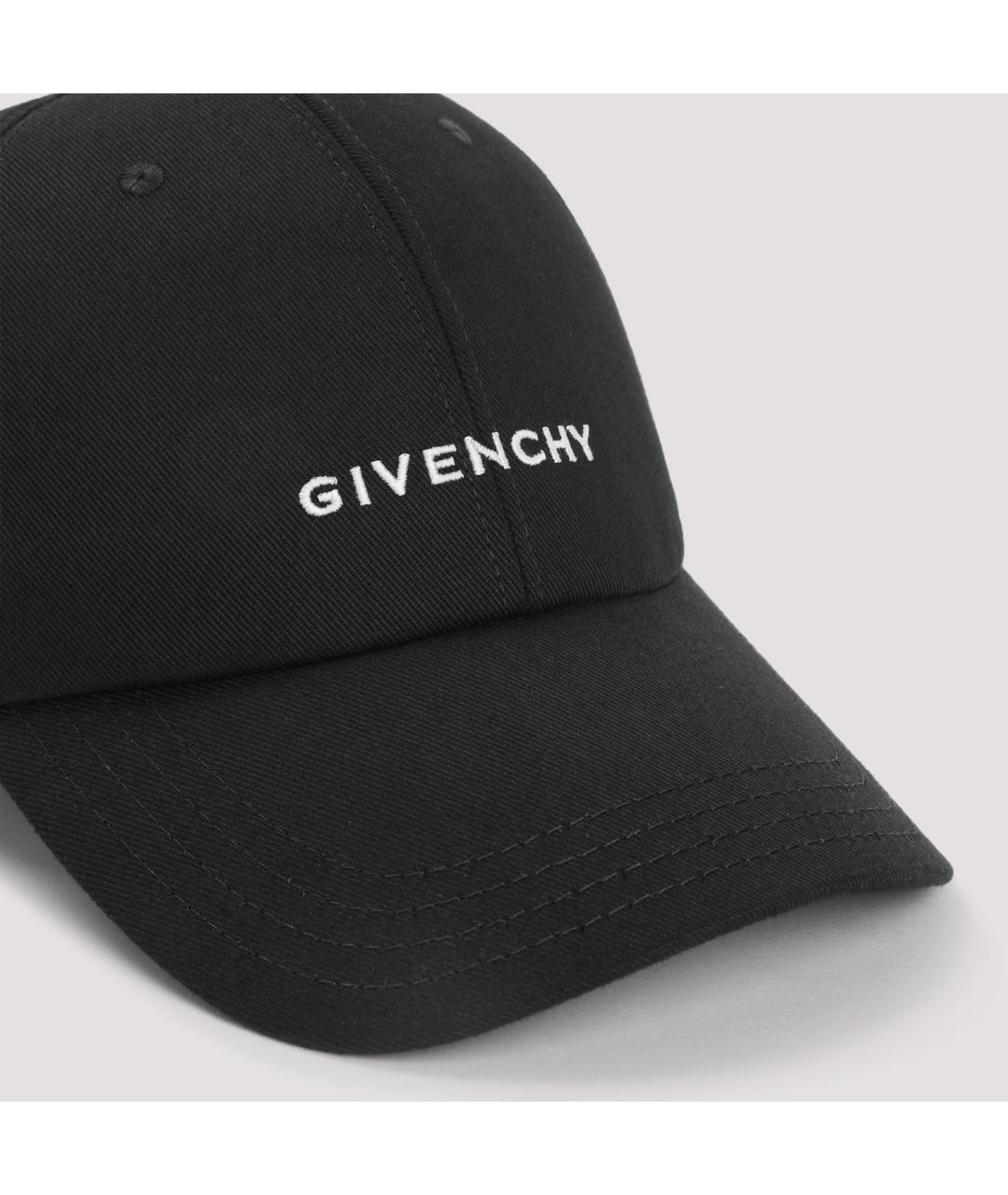 GIVENCHY Черная хлопковая кепка, фото 5