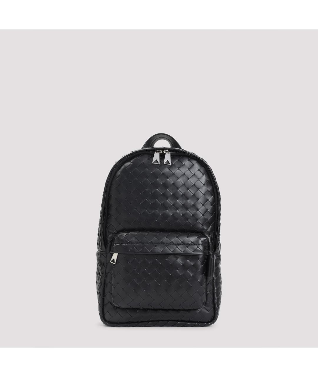 BOTTEGA VENETA Черный кожаный рюкзак, фото 2
