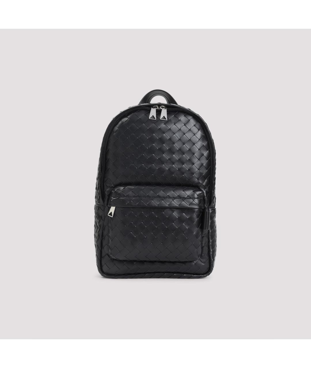 BOTTEGA VENETA Черный кожаный рюкзак, фото 3