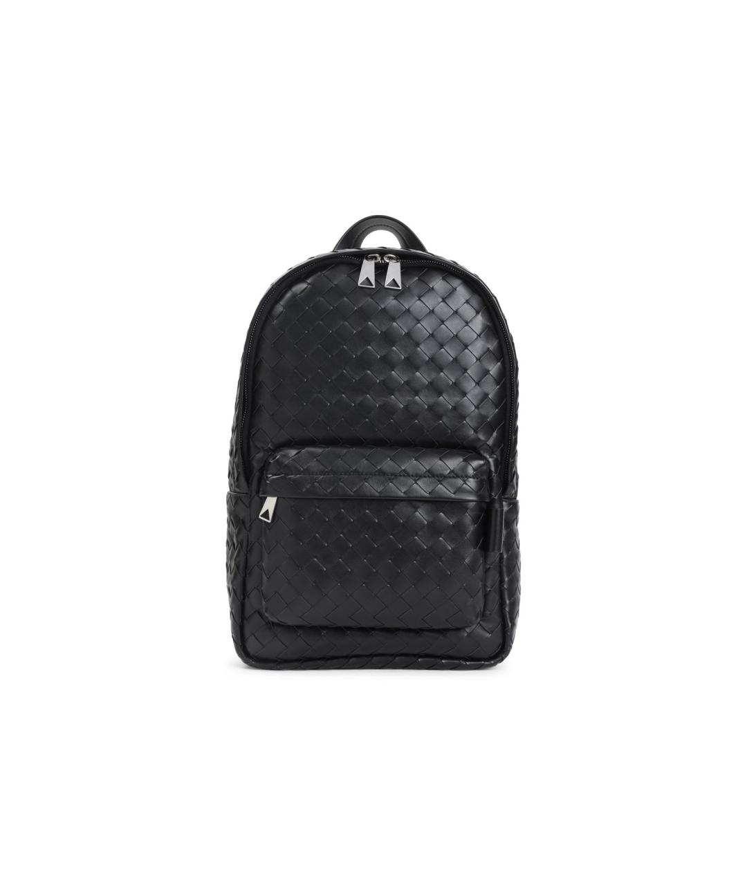 BOTTEGA VENETA Черный кожаный рюкзак, фото 1