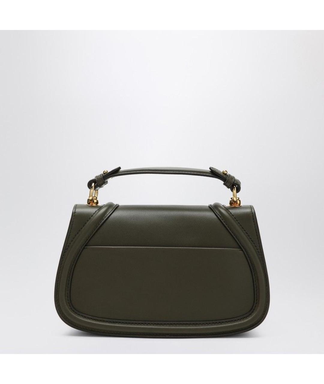 GUCCI Зеленая кожаная сумка через плечо, фото 2