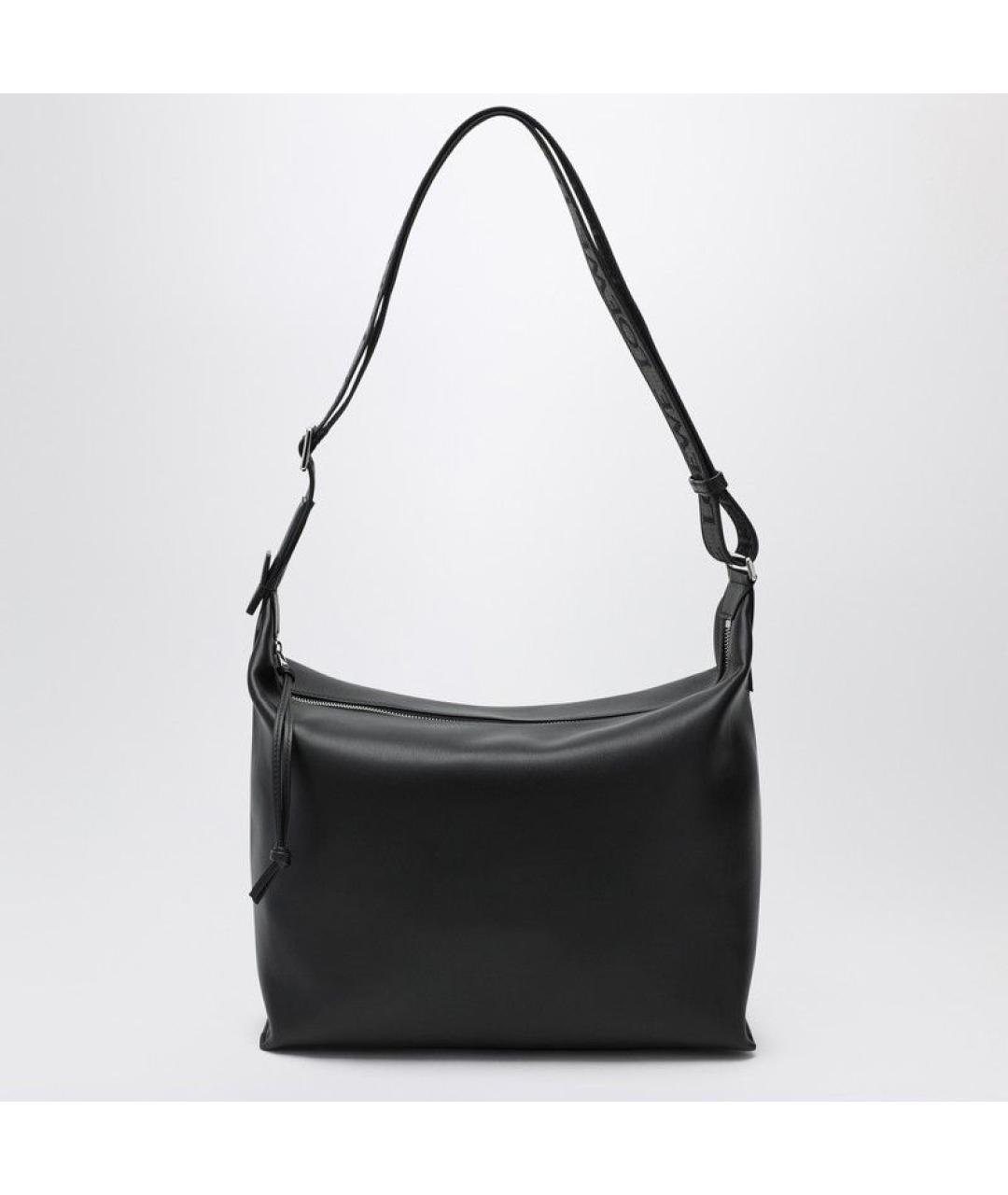 LOEWE Черная кожаная сумка на плечо, фото 3