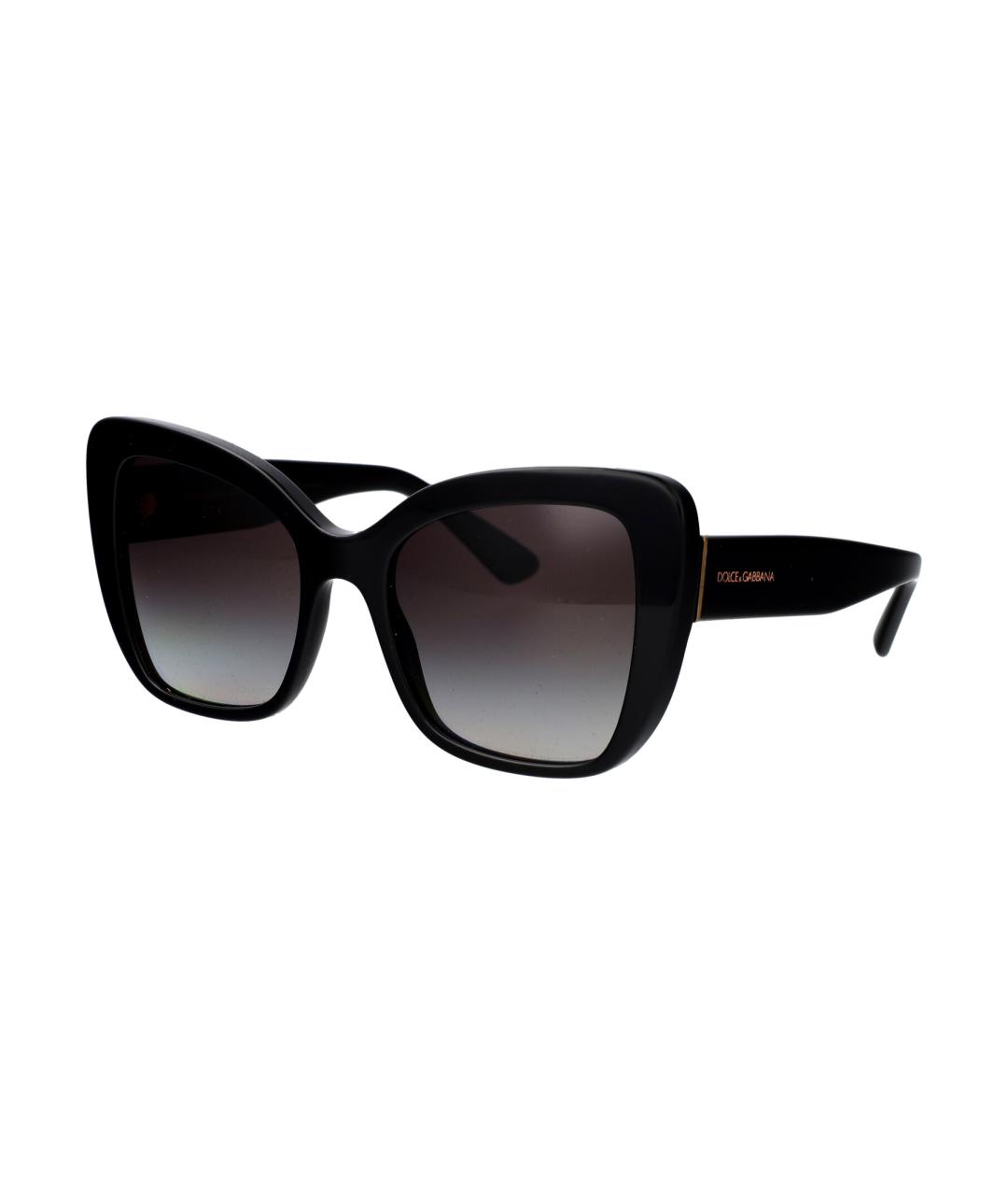 DOLCE&GABBANA Черные солнцезащитные очки, фото 2