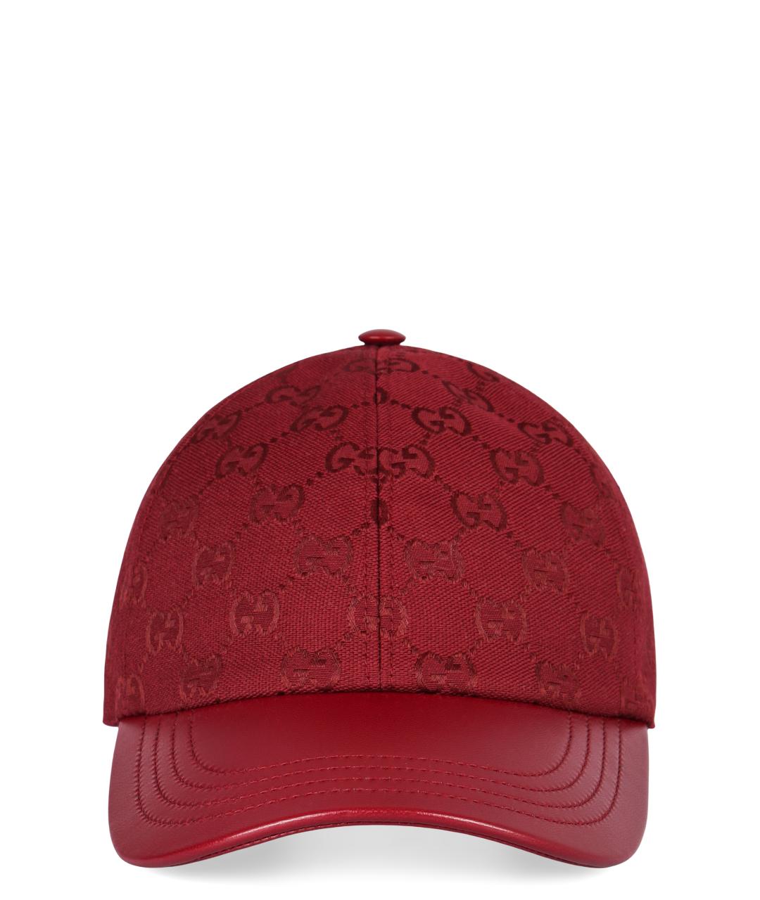 GUCCI Красная хлопковая кепка, фото 1