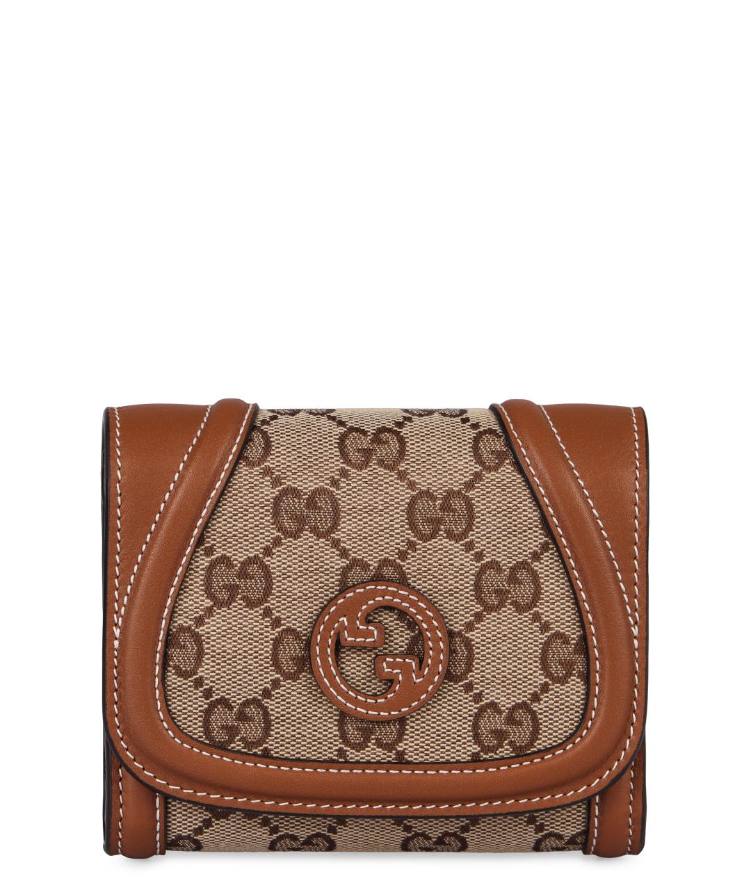 GUCCI Коричневый кошелек, фото 1