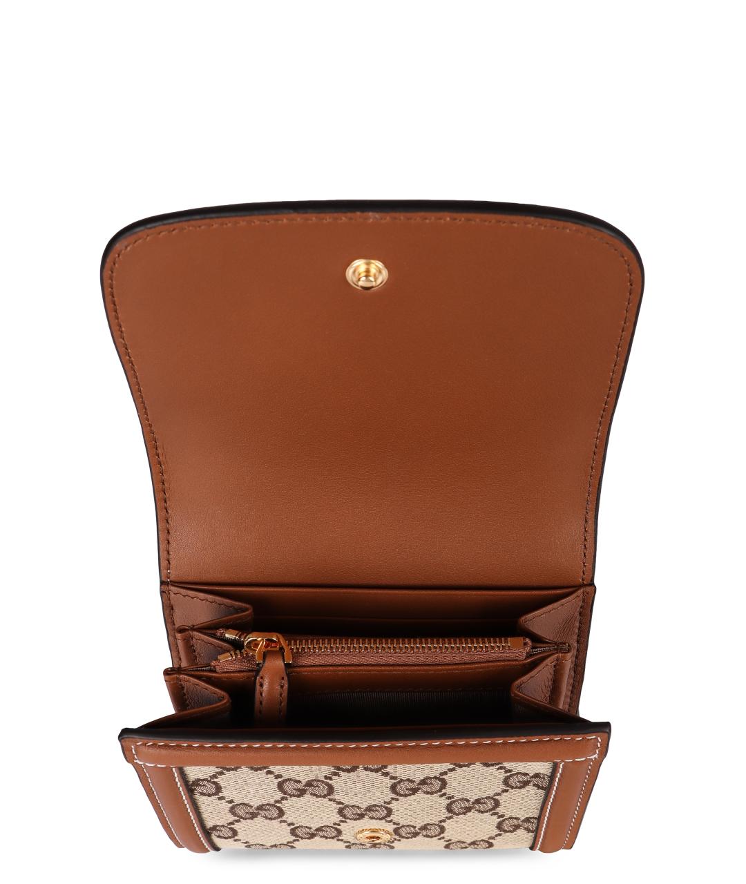 GUCCI Коричневый кошелек, фото 4