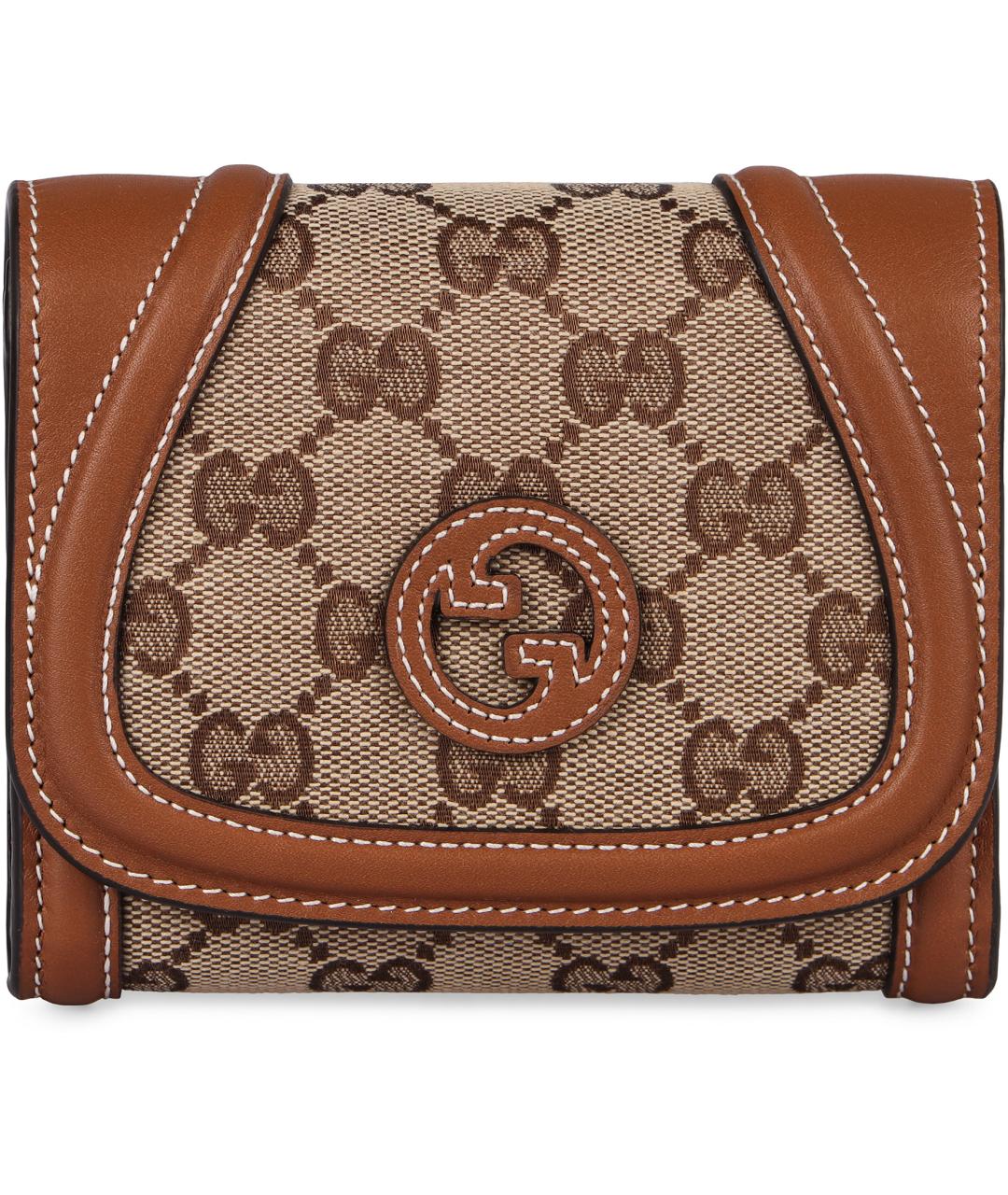GUCCI Коричневый кошелек, фото 2