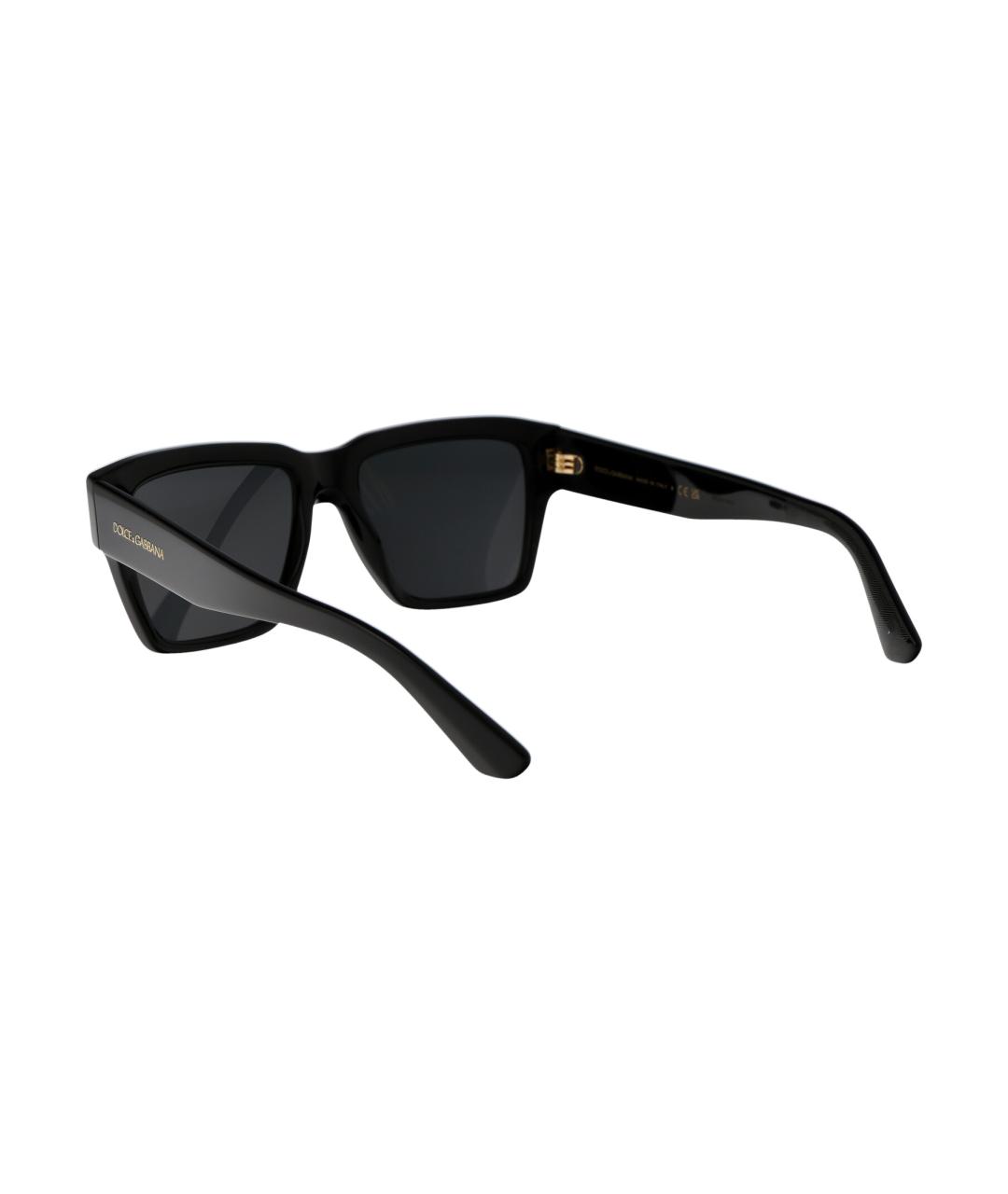 DOLCE&GABBANA Черные пластиковые солнцезащитные очки, фото 4