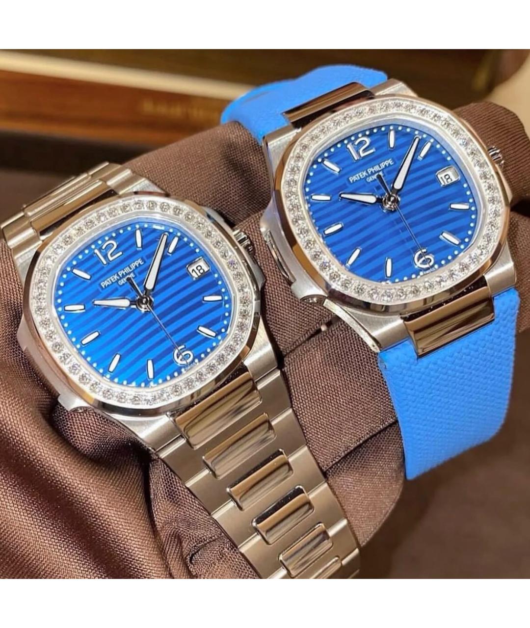 PATEK PHILIPPE Бирюзовые часы из белого золота, фото 8
