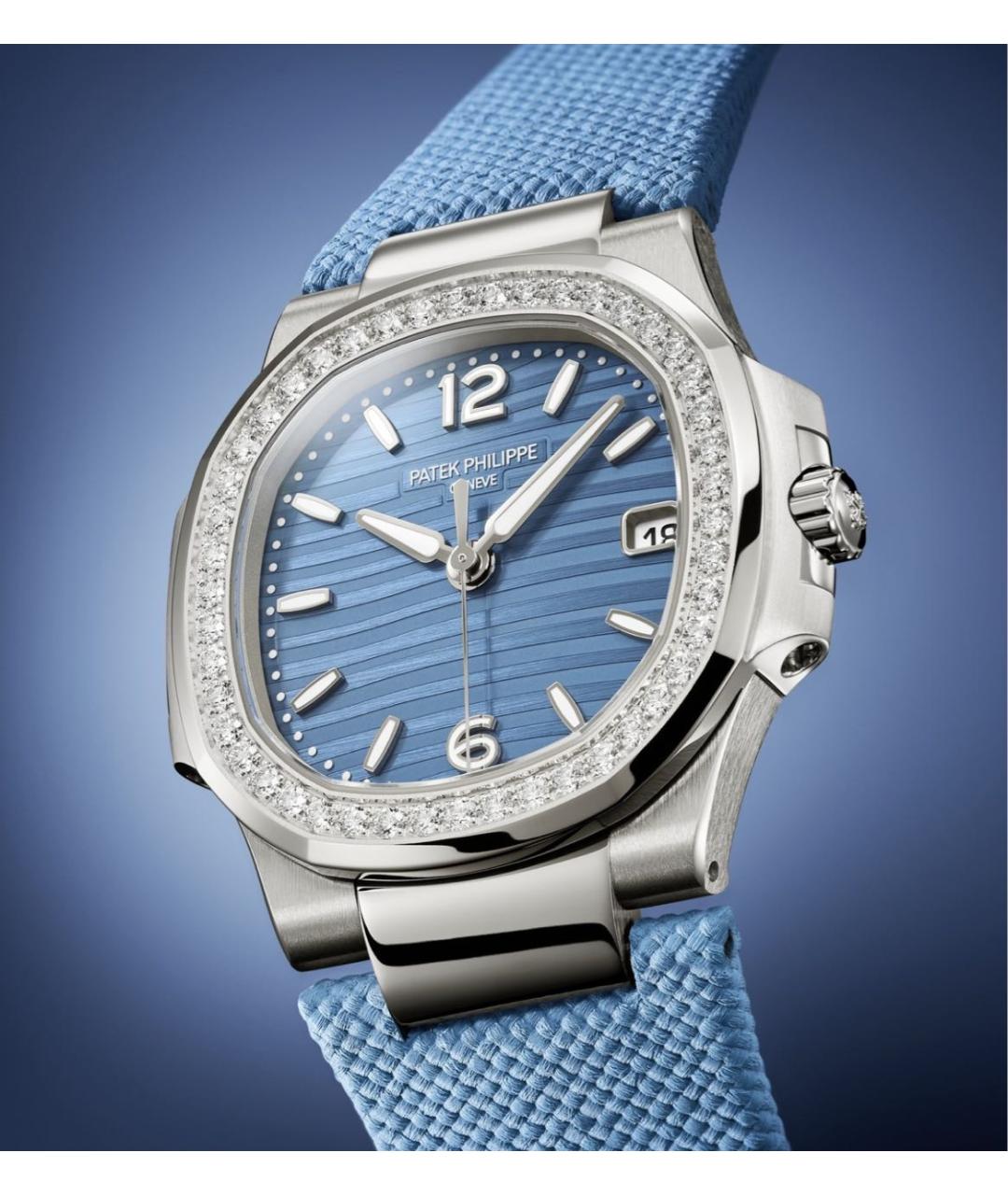 PATEK PHILIPPE Бирюзовые часы из белого золота, фото 3