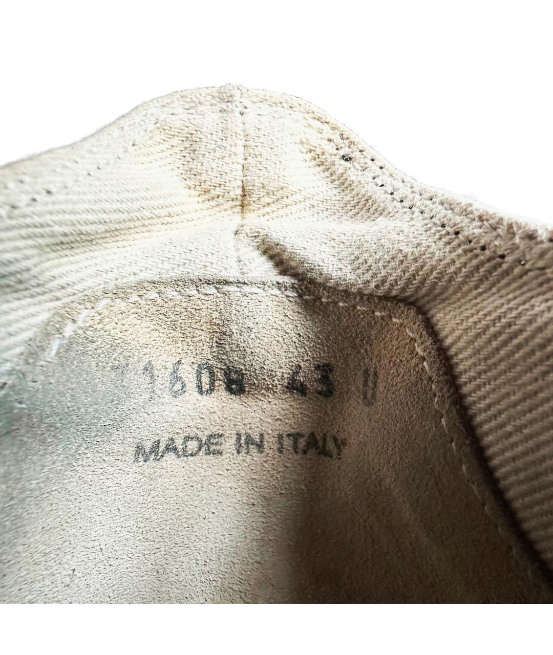 RICK OWENS DRKSHDW Черные текстильные низкие кроссовки / кеды, фото 7