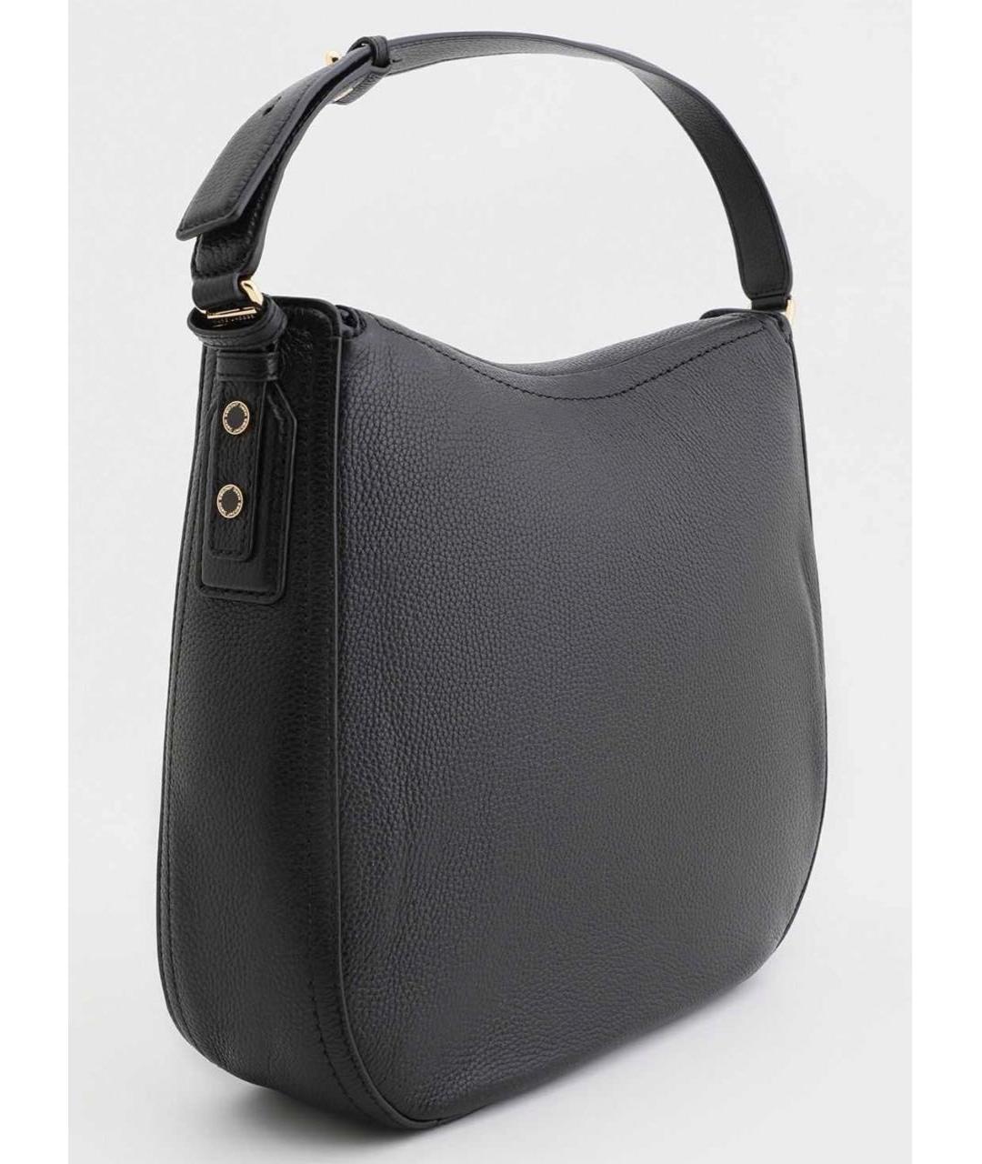 MARC JACOBS Черная кожаная сумка с короткими ручками, фото 5