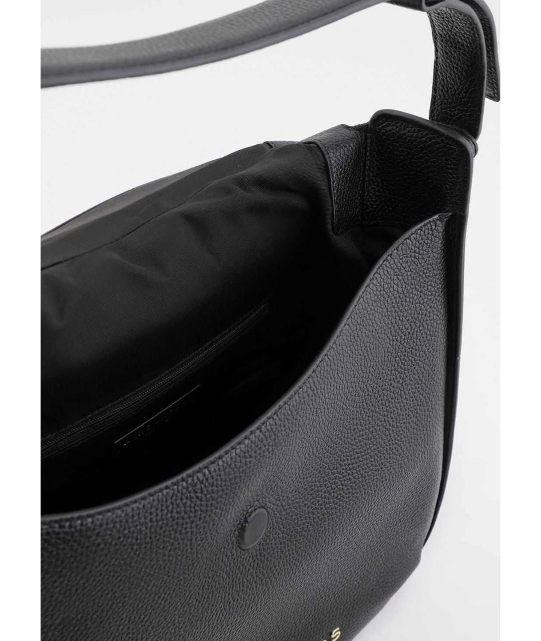 MARC JACOBS Черная кожаная сумка с короткими ручками, фото 3