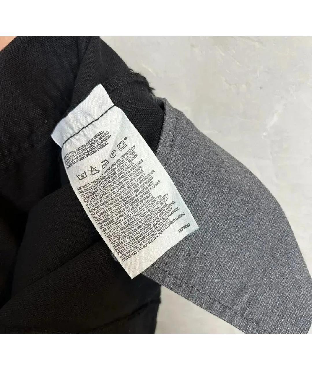 LEVI'S Черные хлопковые прямые джинсы, фото 6