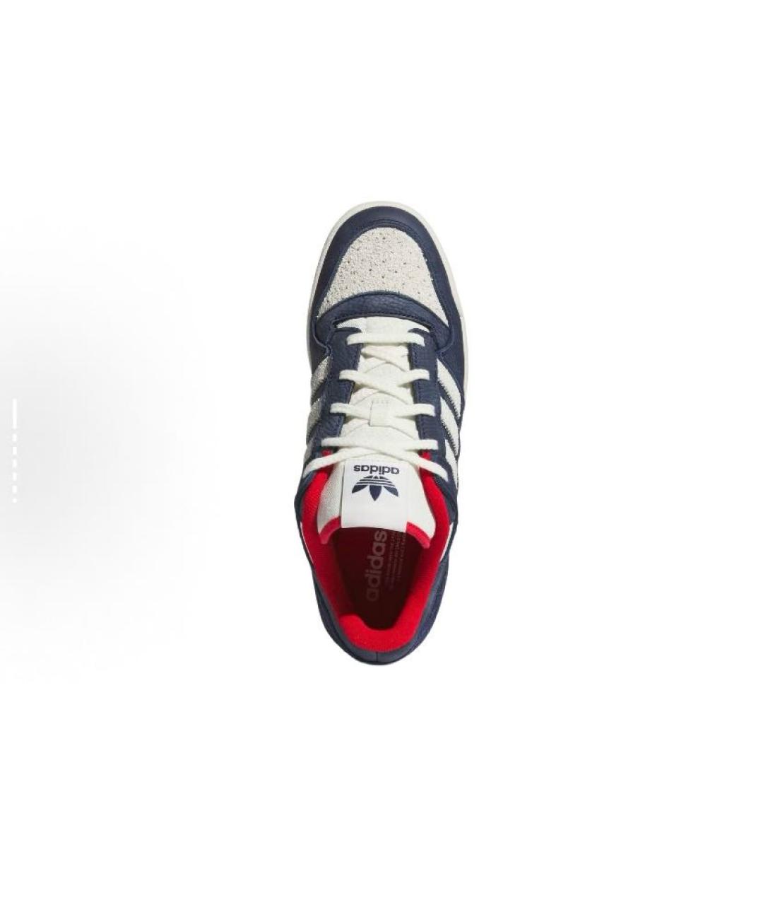 ADIDAS Темно-синие кожаные кроссовки, фото 6