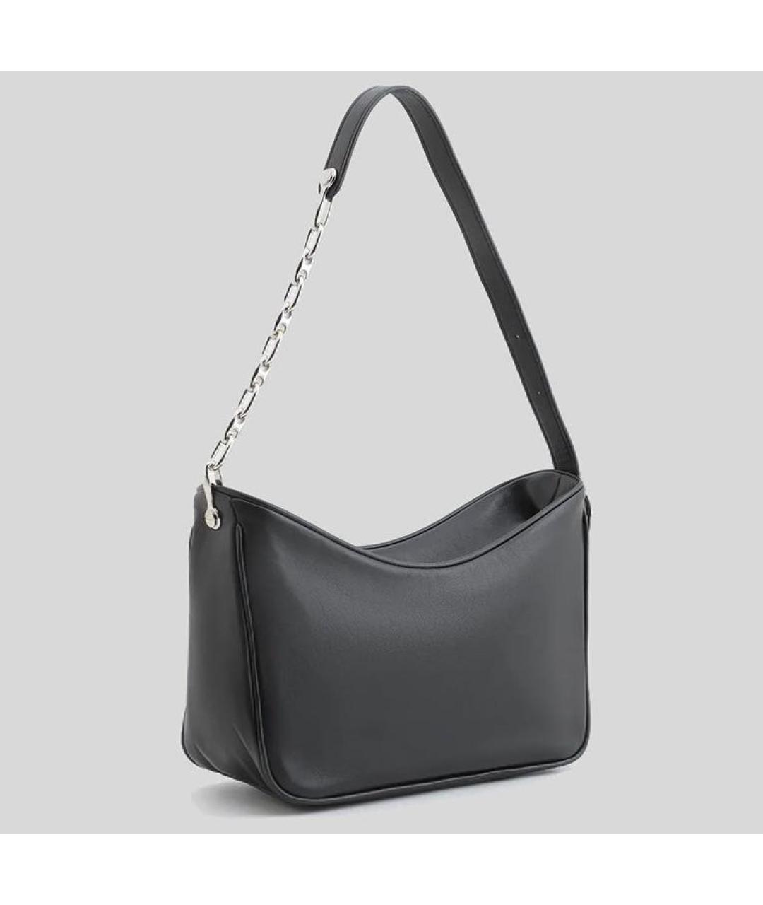 MARC JACOBS Черная кожаная сумка с короткими ручками, фото 5