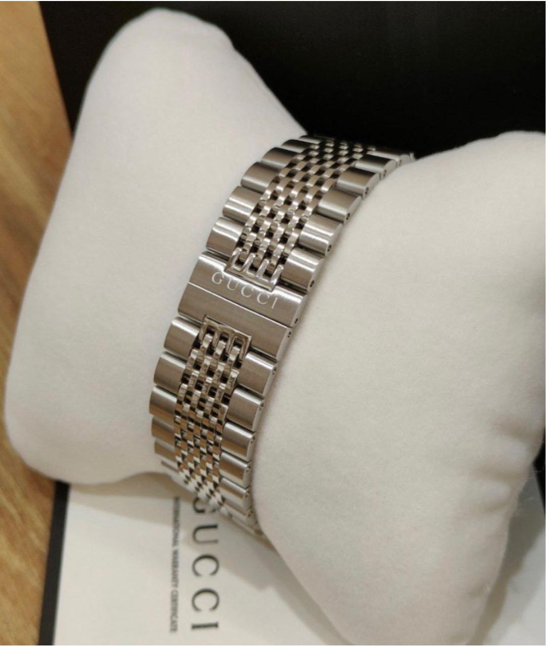 GUCCI Серебряные часы, фото 4