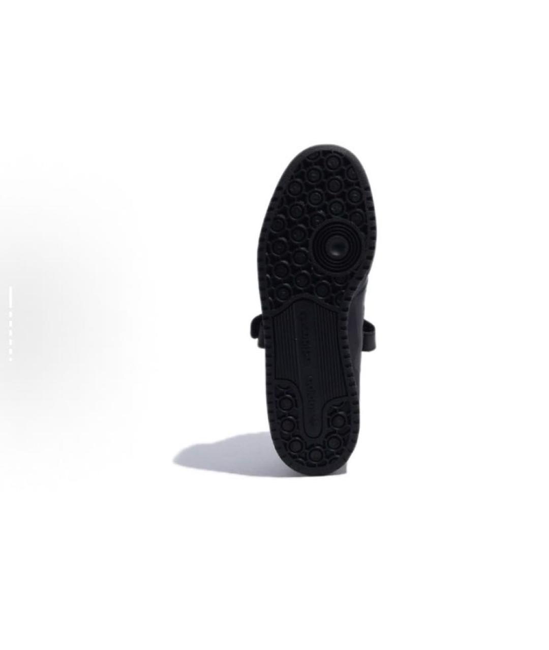 ADIDAS Черные кожаные кроссовки, фото 7