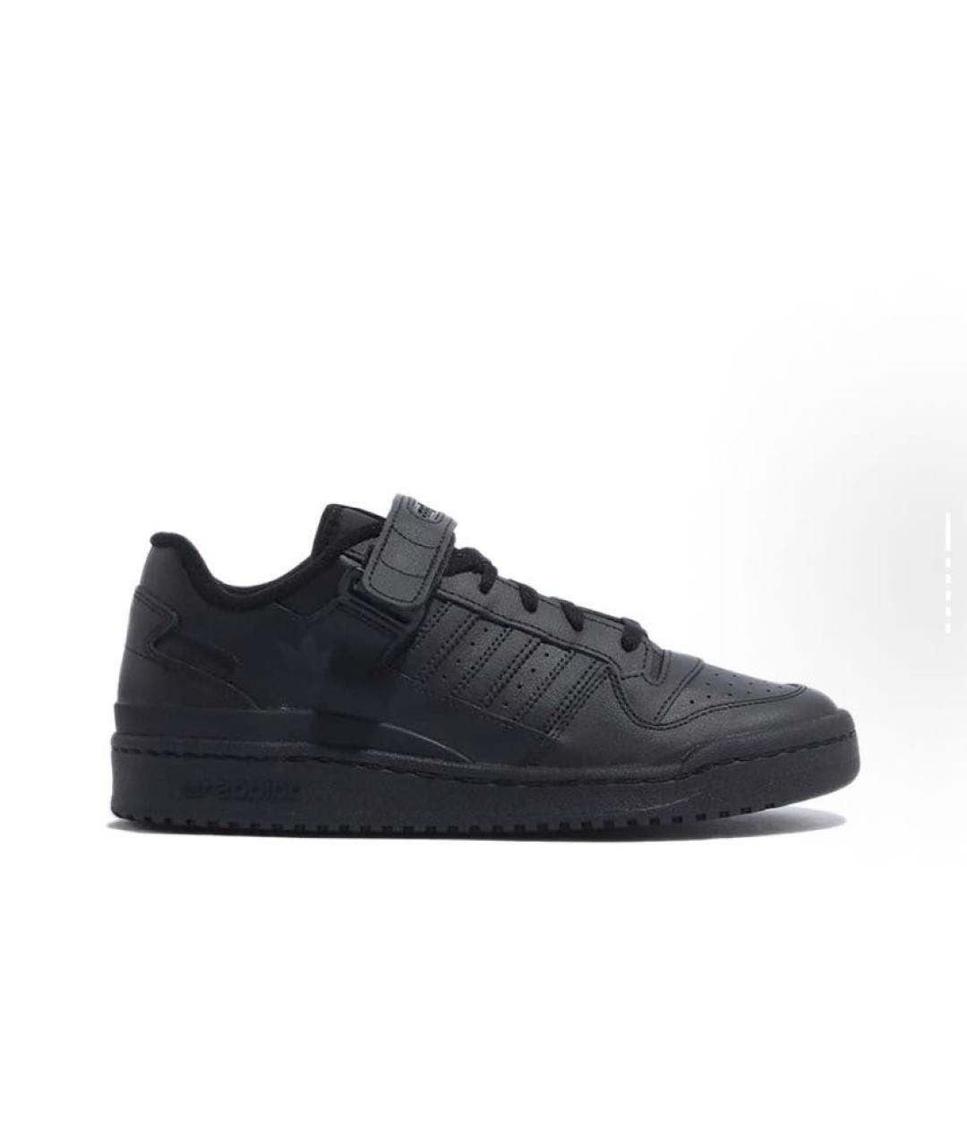 ADIDAS Черные кожаные кроссовки, фото 8