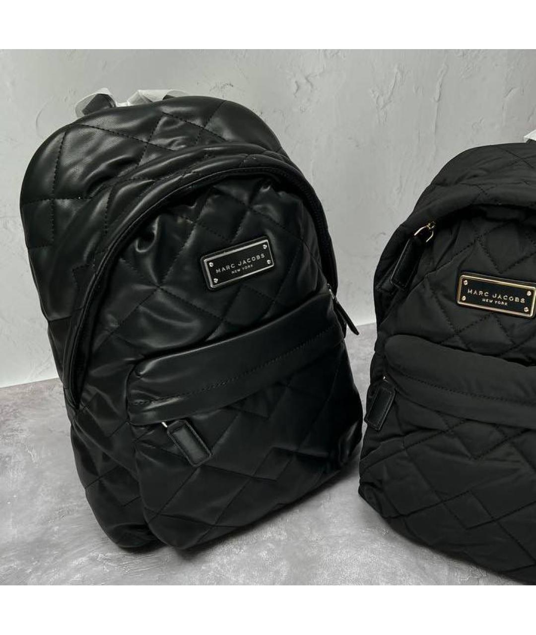 MARC JACOBS Черный рюкзак из искусственной кожи, фото 4